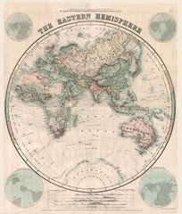 Stanford's Eastern Hemisphere Map published 1877