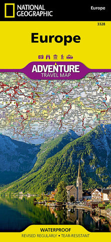 Europe National Geographic Folded Map