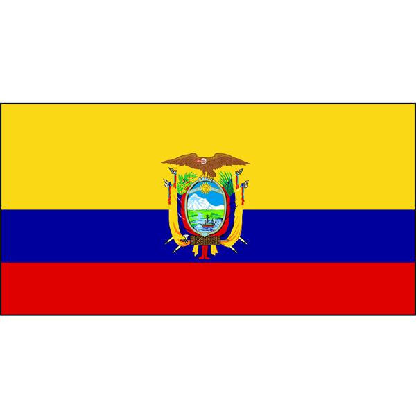 Ecuador (with crest) Flag 1800 x 900mm