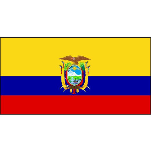 Ecuador (with crest) Flag 1800 x 900mm