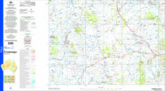 Eromanga SG54-12 Topographic Map 1:250k