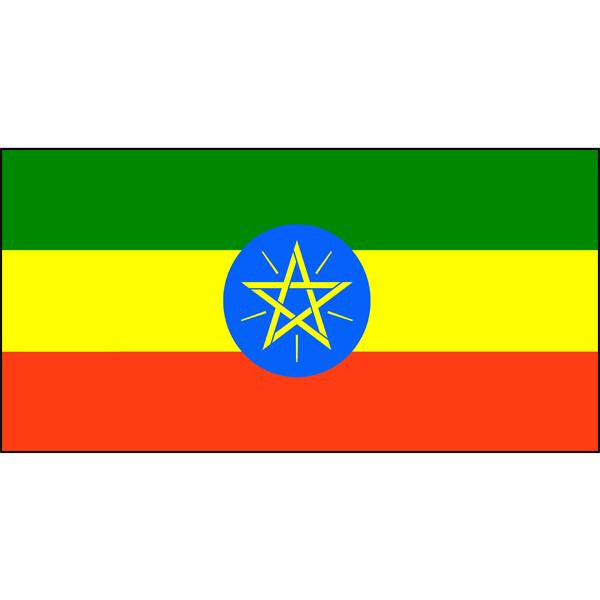 Ethiopia Flag 1800 x 900mm