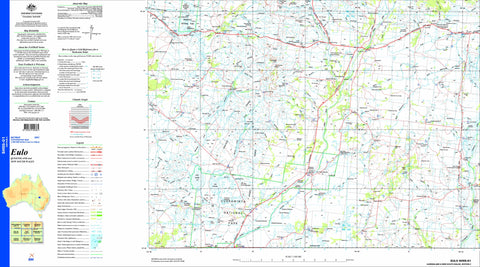 Eulo SH55-01 Topographic Map 1:250k