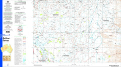 Balfour Downs SF51-09 Topographic Map 1:250k