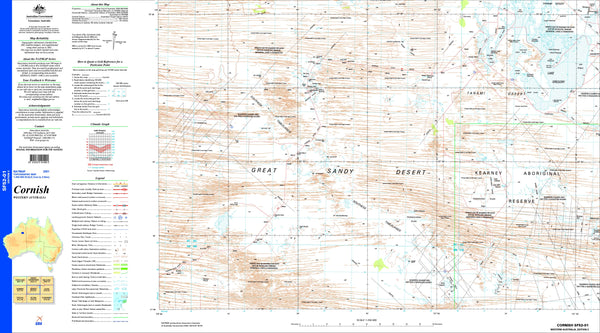 Cornish SF52-01 Topographic Map 1:250k