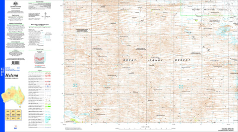Helena SF52-05 Topographic Map 1:250k