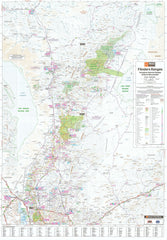 Flinders Ranges Hema Map 700 x 1000mm Laminated Wall Map