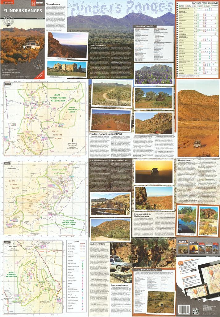 Flinders Ranges Hema Map, Buy Wall Map of Flinders Ranges - Mapworld