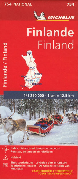 Finland Michelin Map 754