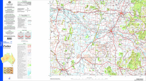 Forbes SI55-07 Topographic Map 1:250k