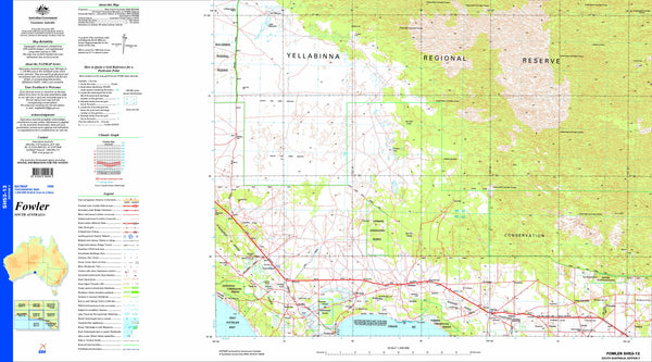 Fowler SH53-13 Topographic Map 1:250k