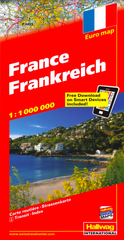 France Hallwag Map