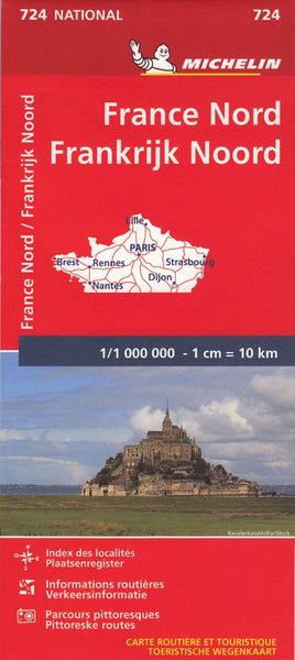 Northern France Michelin Map 724