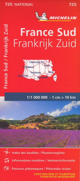 Southern France Michelin Map 725