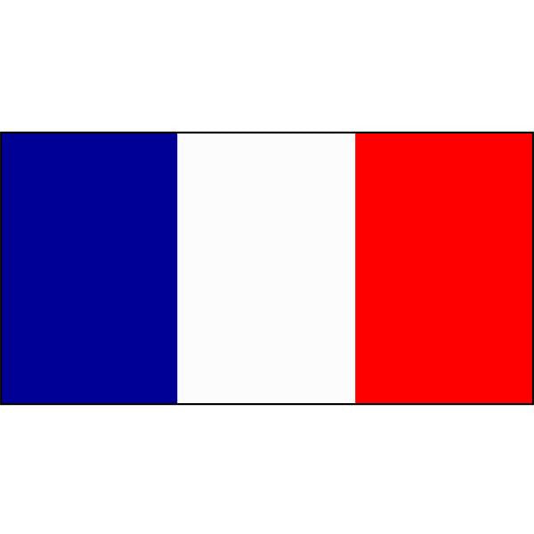 France Flag 1800 x 900mm