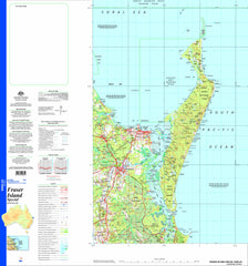 Fraser Island Special SG56-03 Topographic Map 1:250k