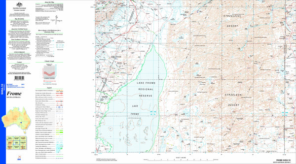 Frome SH54-10 Topographic Map 1:250k
