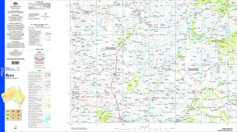 Byro SG50-10 Topographic Map 1:250k