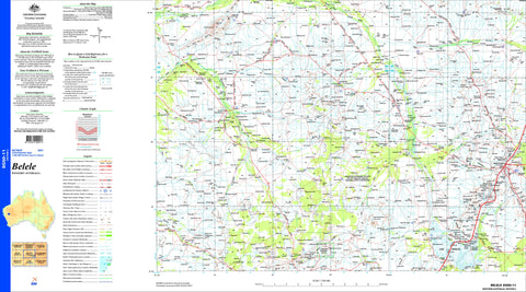 Belele SG50-11 Topographic Map 1:250k