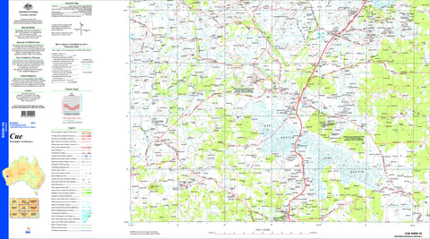 Cue SG50-15 Topographic Map 1:250k