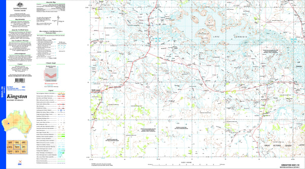 Kingston SG51-10 Topographic Map 1:250k
