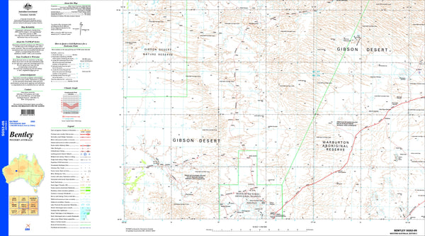 Bentley SG52-05 Topographic Map 1:250k