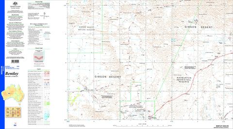 Bentley SG52-05 Topographic Map 1:250k
