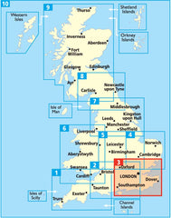 South East England AA Road Map 3