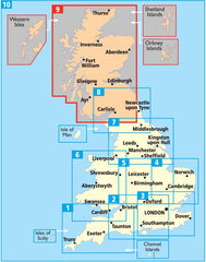 Scotland AA Road Map 9