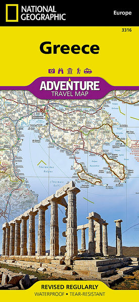 Greece National Geographic Folded Map