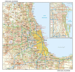 Chicago Wall Map