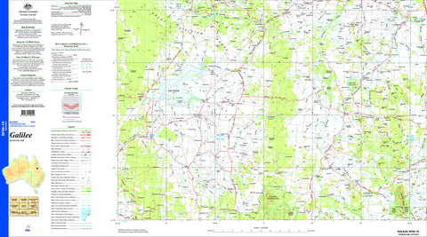 Galilee SF55-10 Topographic Map 1:250k