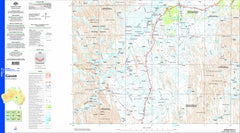 Gason SG54-13 Topographic Map 1:250k
