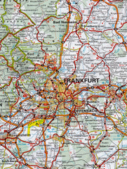 Germany, Benelux, Austria, Switzerland, Czech Republic Road Atlas Michelin