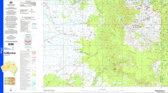 Gilberton SE54-16 Topographic Map 1:250k