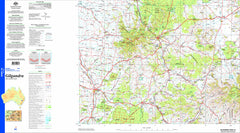Gilgandra SH55-16 Topographic Map 1:250k