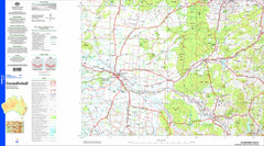 Goondiwindi SH56-01 Topographic Map 1:250k