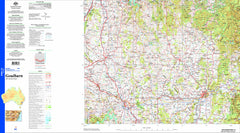 Goulburn SI55-12 Topographic Map 1:250k