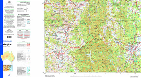 Grafton SH56-06 Topographic Map 1:250k