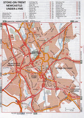 Great Britain & Ireland Road Atlas Michelin Spiral Bound