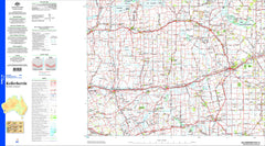 Kellerberrin SH50-15 Topographic Map 1:250k