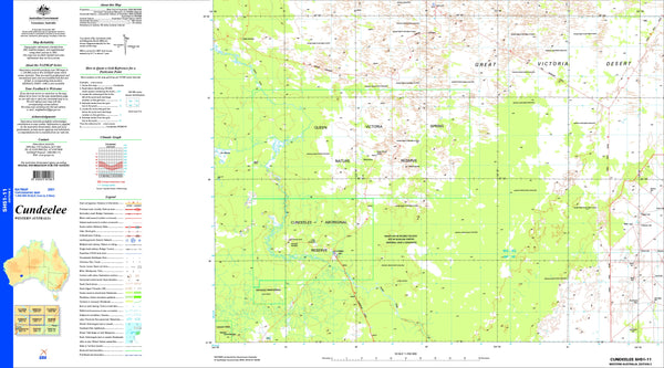 Cundeelee SH51-11 Topographic Map 1:250k