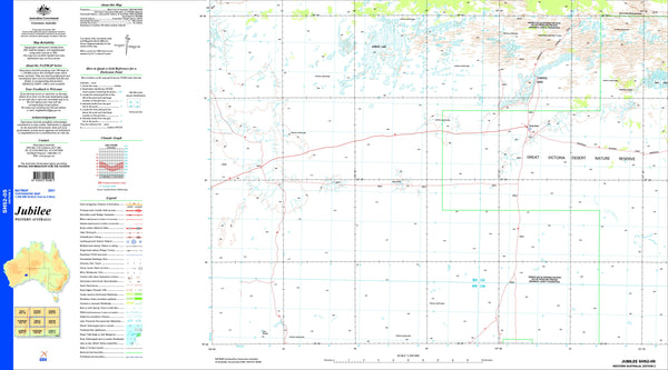 Jubilee SH52-05 Topographic Map 1:250k