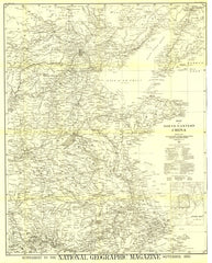 Map of North Eastern China - Published 1900 by National Geographic