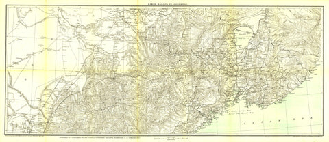 Kirin Harbin Vladivostok - Published 1905 by National Geographic