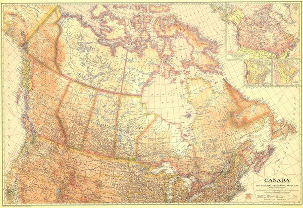Canada - Published 1936 by National Geographic