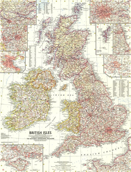 British Isles - Published 1958 by National Geographic