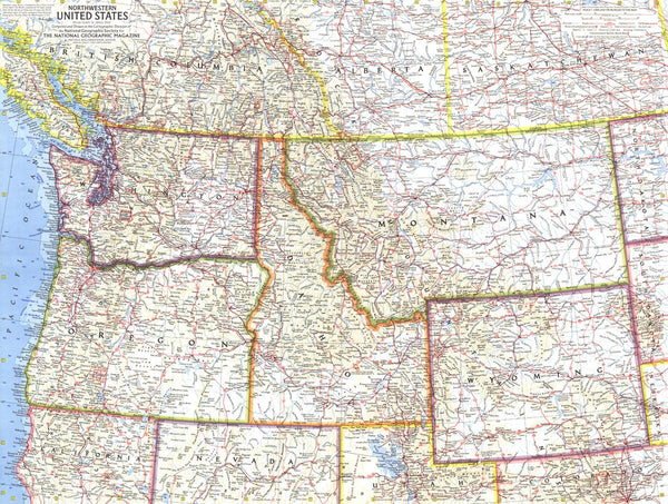 Northwestern United States - Published 1960 by National Geographic