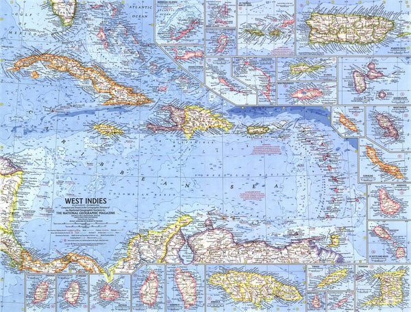 West Indies - Published 1962 by National Geographic