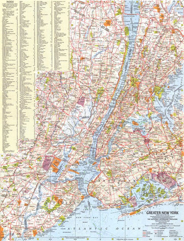 Greater New York - Published 1964 by National Geographic